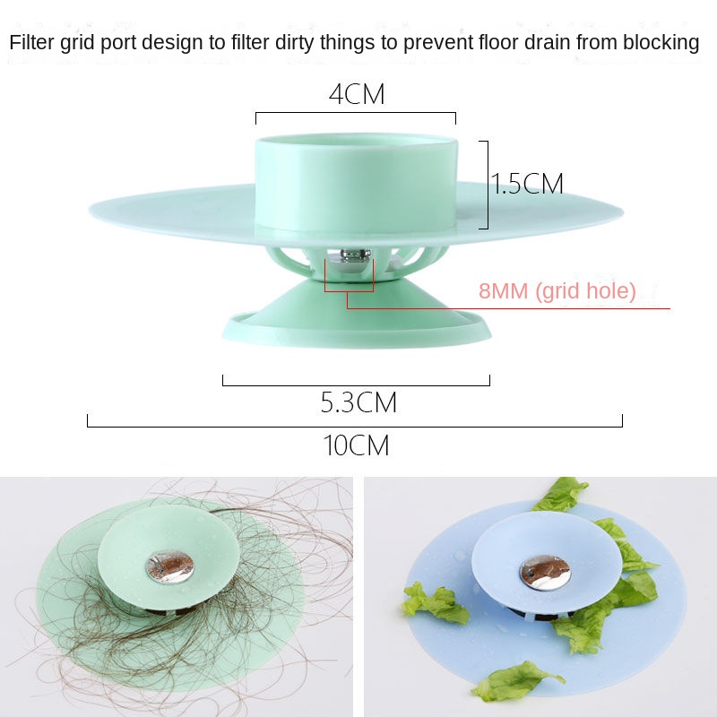 Vỏ Bọc Lưới Lọc Rác Cho Lỗ Thoát Nước Sàn Nhà Tắm/Bồn Rửa Chén