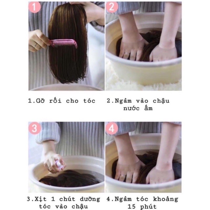 [COMBO QUÀ TẶNG] Xịt Dưỡng Tóc giả giúp tóc hết rối, thơm và mềm mượt sử dụng tóc giả bền lâu BFU WIGS