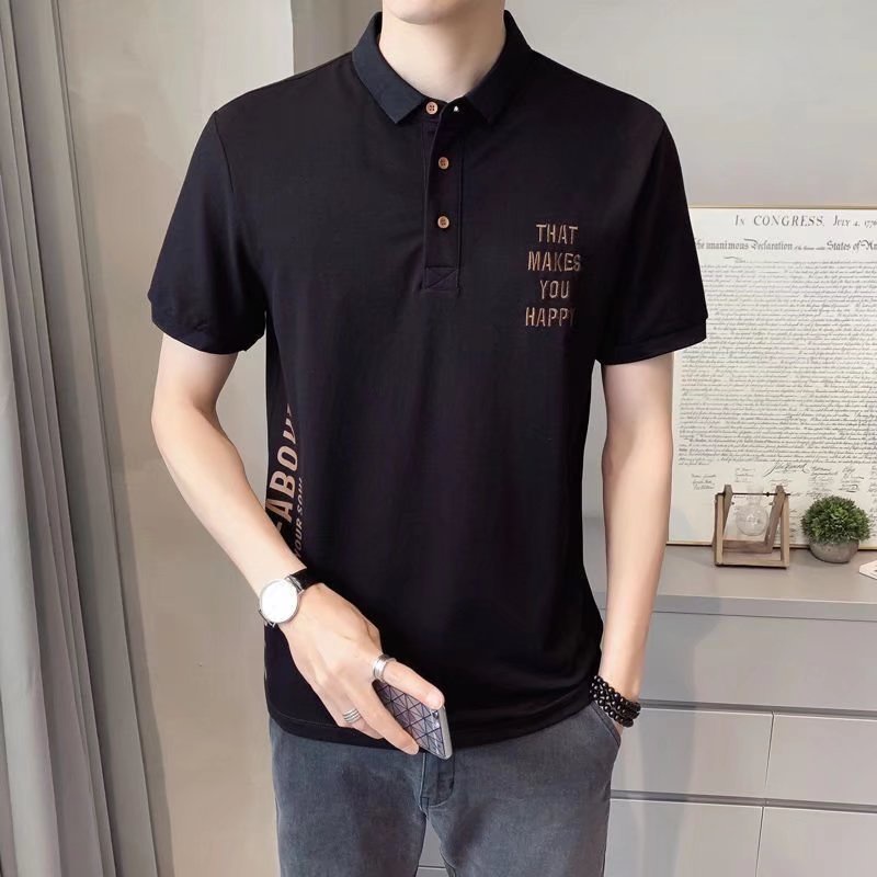 Áo Thun POLO Nam Tay Ngắn Phong Cách Hàn Quốc Size M-3XL