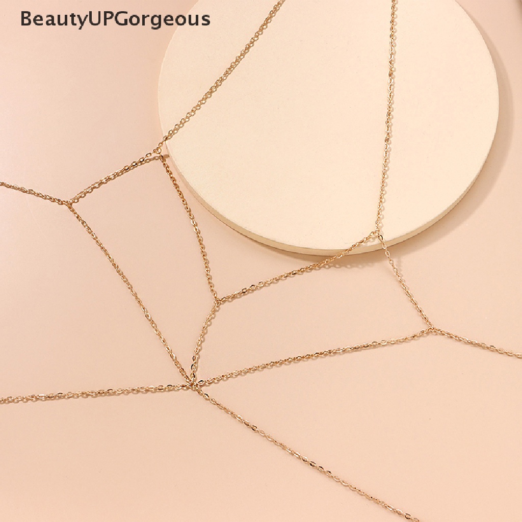 [BeautyUPGorgeous] Vòng cổ Mắt Xích Đeo Bikini Nhiều Lớp Quyến Rũ Cho Nữ