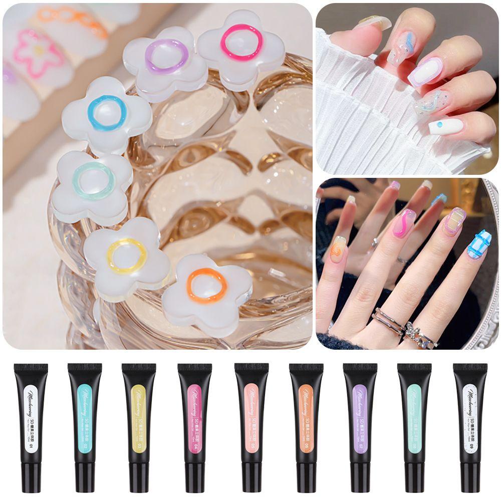 Sơn Móng Tay Dạng Gel Pudding 5D Che Phủ Toàn Diện