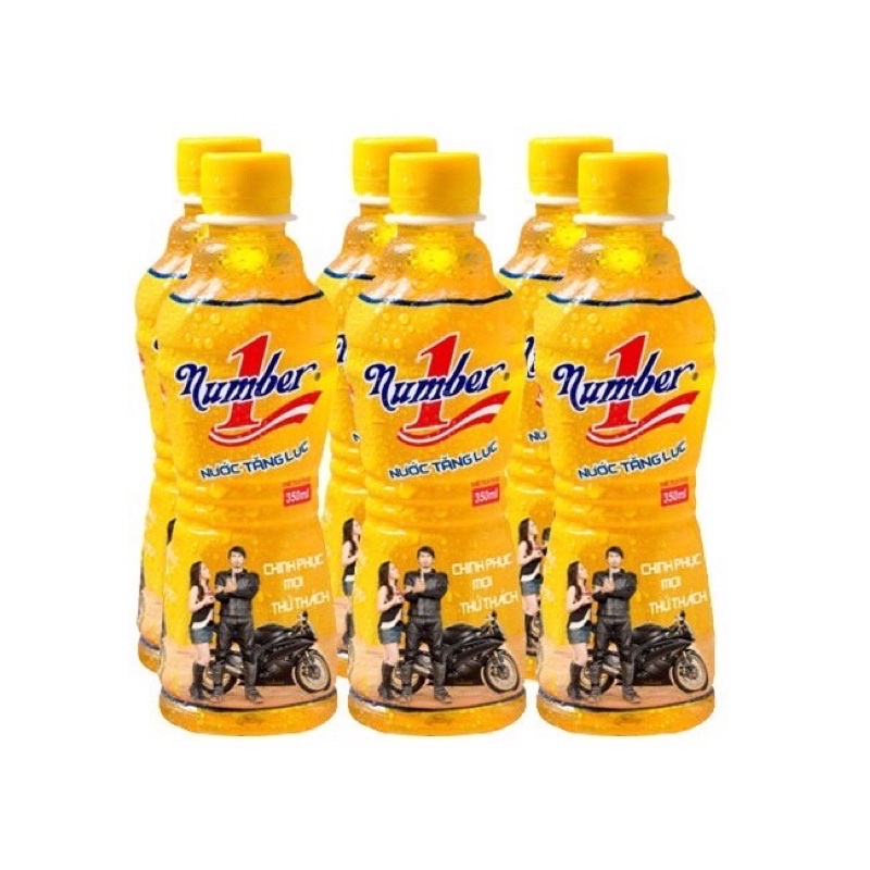 Lốc 6 Chai Nước Tăng Lực Number 1 Chai 330ml