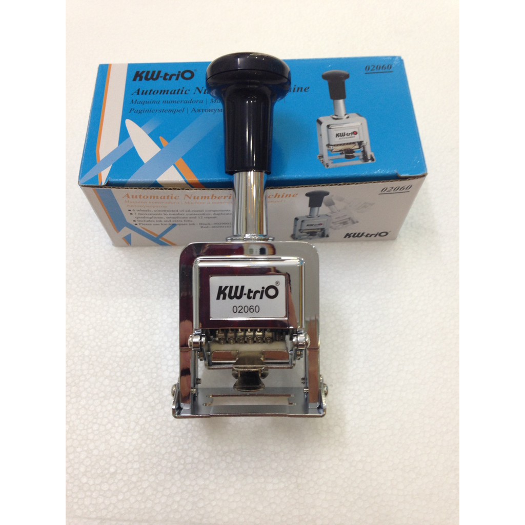 Dấu nhảy 6 số tự động KW Trio 20600 / 02060 - Máy đóng số nhảy