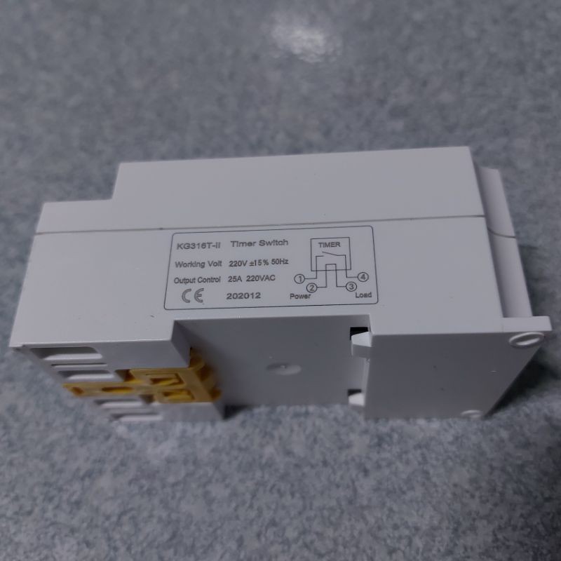 Công tắc hẹn giờ thời gian thực KG316T-II 220VAC 30A có khóa