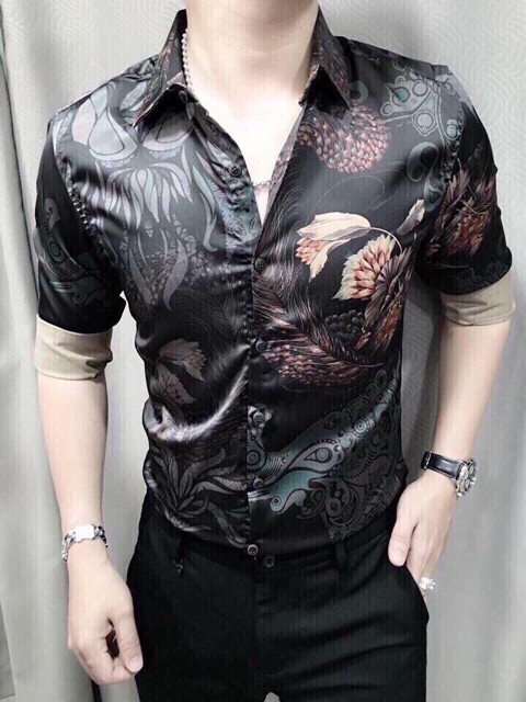 Sơ mi lụa ( hàng loại 1) sai mẫu trả lại | BigBuy360 - bigbuy360.vn