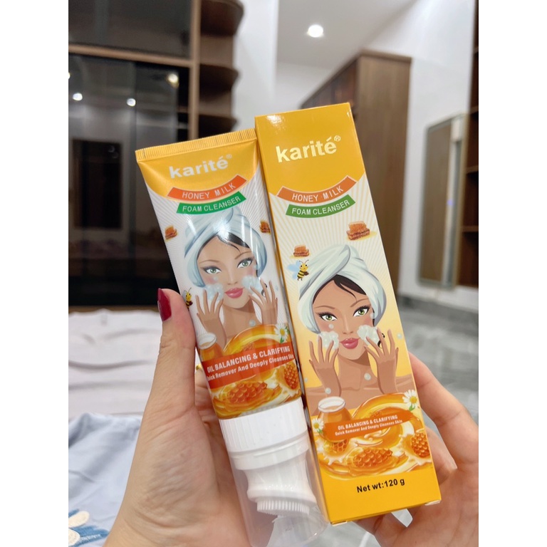Sữa rửa mặt tạo bọt đầu masa Karite
