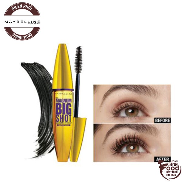 Mascara Làm Dày Mi, Chống Trôi Hiệu Quả Maybelline The Magnum Big Shot Volum Express Mascara 10ml