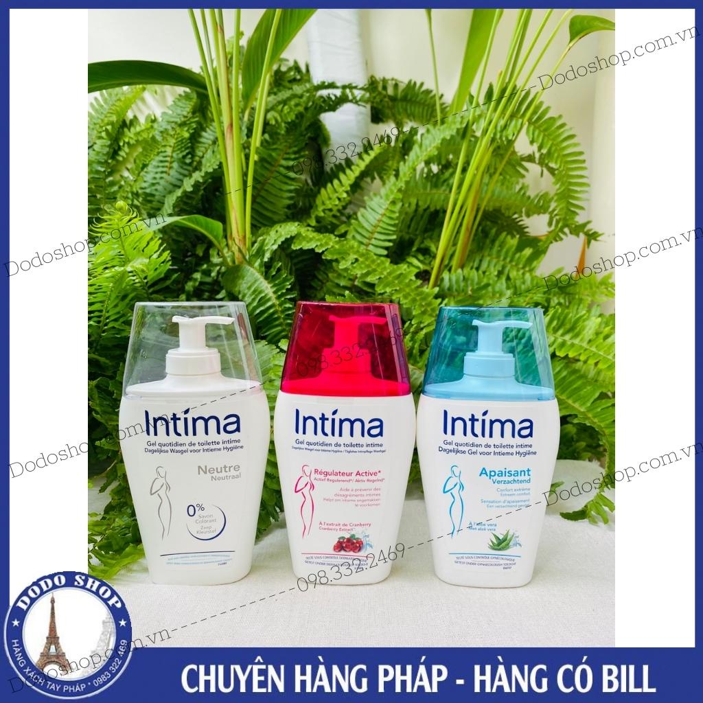Dung dịch vệ sinh phụ nữ Intima của Pháp chai 200ml, rất lành và dịu nhe, bảo vệ bạn mỗi ngày.