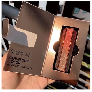 [Hàng Sẵn]son SIVANNA COLORS DIAMOND VELVET MATTE LIPSTICK sang chảnh