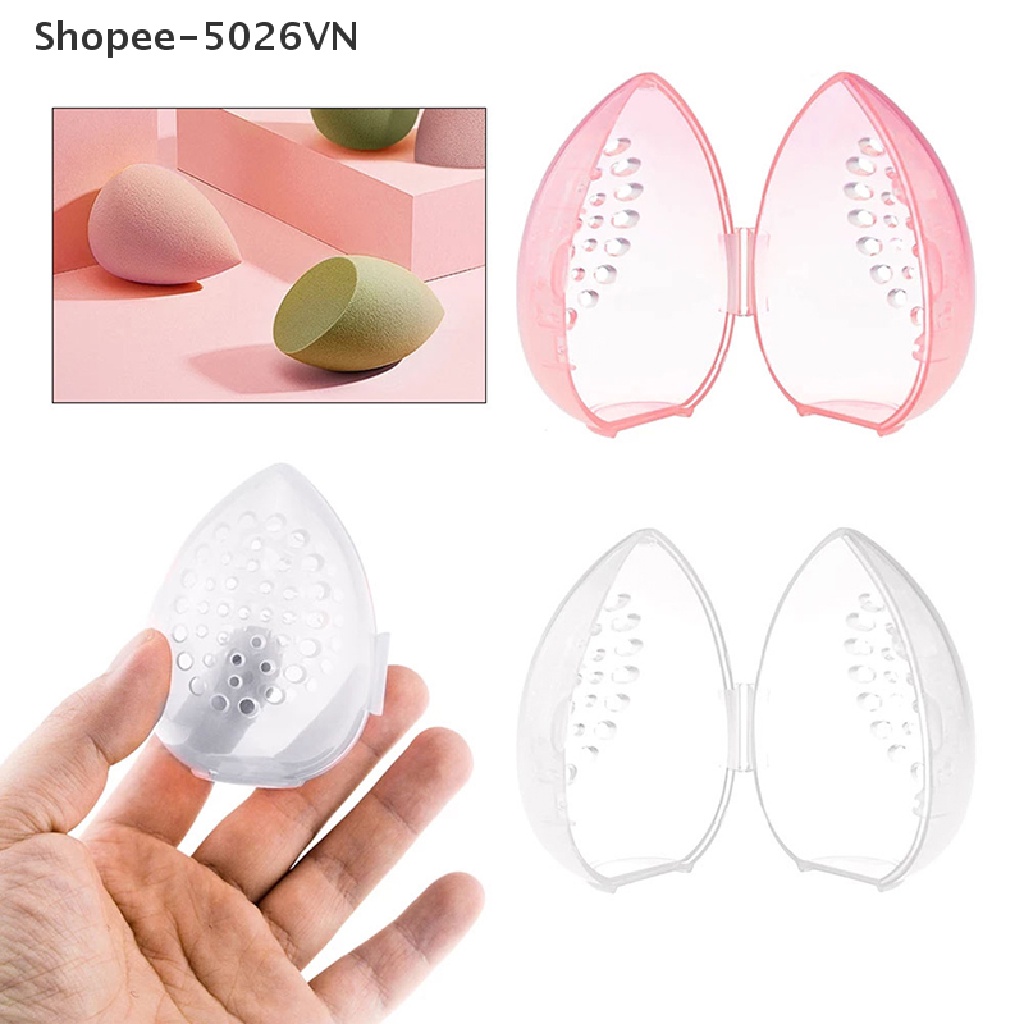 1 Hộp Rỗng Đựng Mút Trang Điểm Hình Quả Trứng