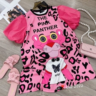 Váy báo hồng cute cho bé gái
