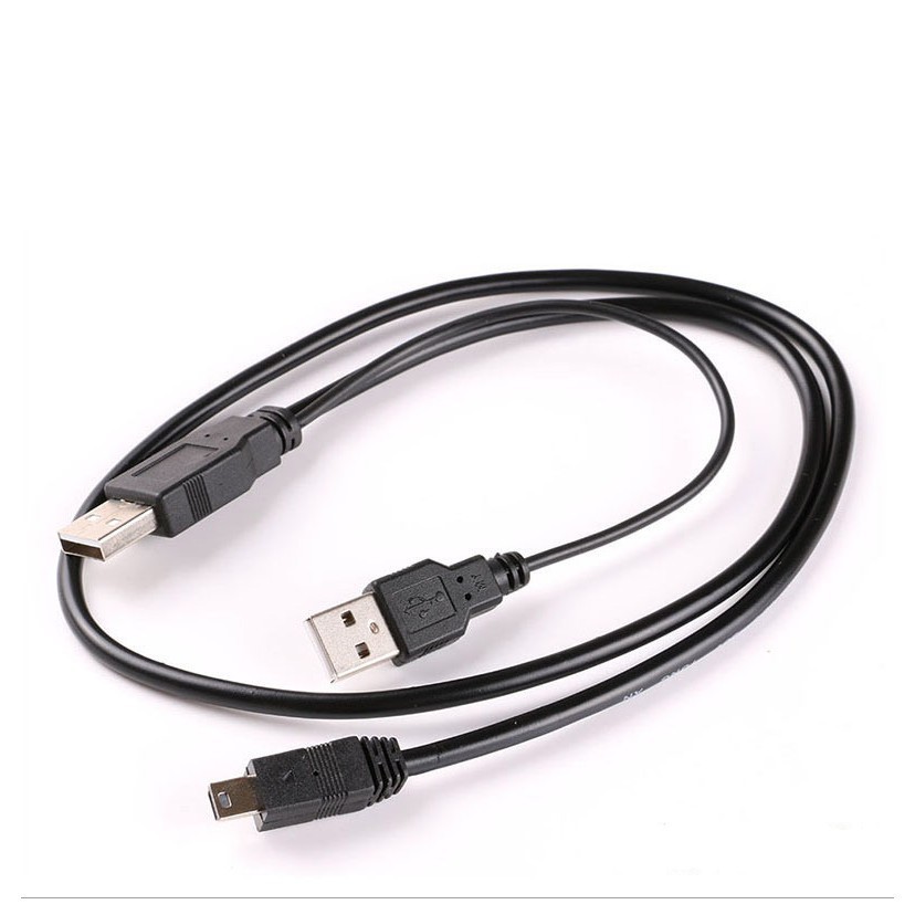 Dây Cáp 40cm Chuyển Đổi Từ mini usb Sang usb 2.0 Dành Cho Ổ Cứng Di Động hdd Hai Đầu