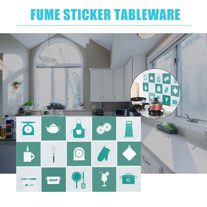 【COD】Giấy dán tường tráng nhôm tự dính chống thấm nước và dầu 75*45cm | BigBuy360 - bigbuy360.vn