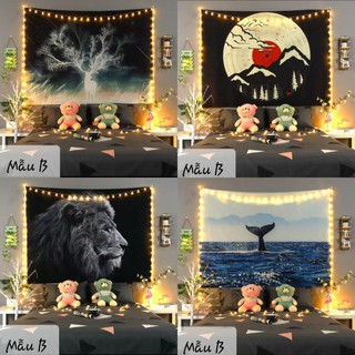 tranh thảm vải treo tường mẫu B có size lớn 2mx1m5