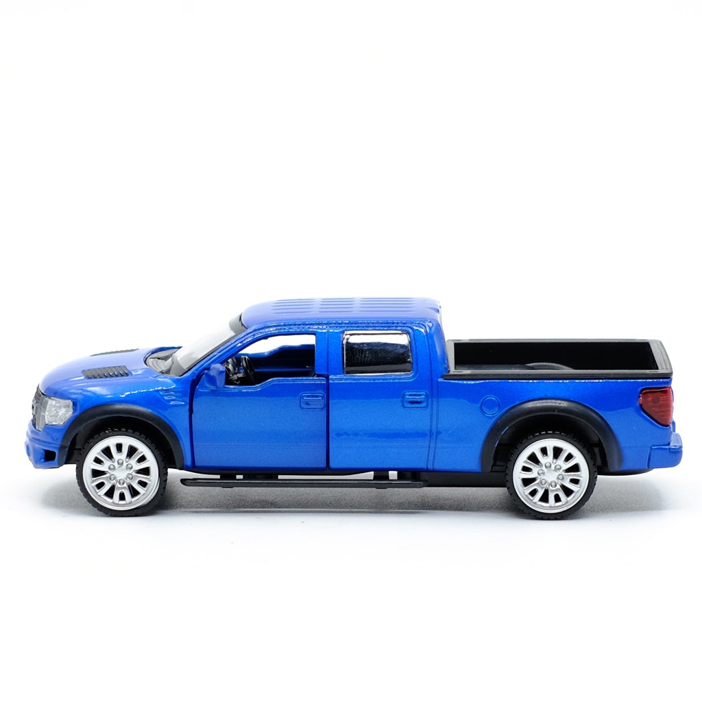 Caipo FORD F-150 SVT Pickup Hợp Kim Được Ủy Quyền Mô Hình Ô Tô Kéo Lại Cửa Mở Bé Trai Trẻ Em Đồ Chơi Hợp Kim Trang Trí Ô Tô Bộ Sưu Tập Đồ Trang Trí Bé Trai Quà Tặng Sinh Nhật