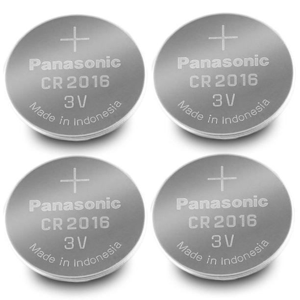 Vỉ 5 viên pin Cmos Panasonic CR2016/CR2032/CR2025 Lithium 3V made in indonesia - phiên bản nội địa (bạc)