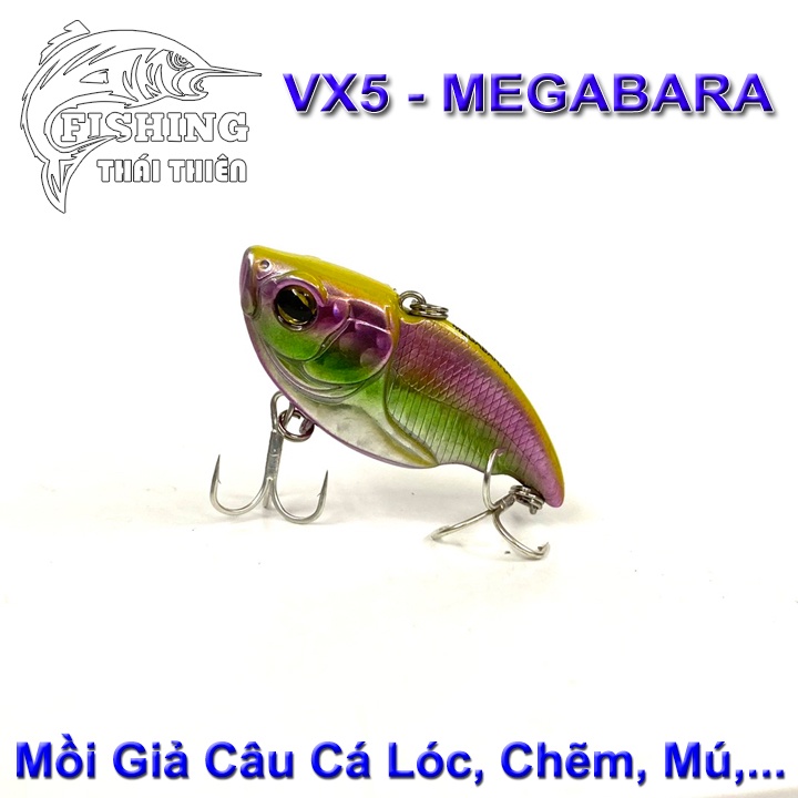 Mồi Giả Câu Cá VX5 5cm, 12g Chuyên Câu Lure Cá Lóc, Chẽm, Mú,  Siêu Nhạy Với Các Loại Cá Săn Mồi