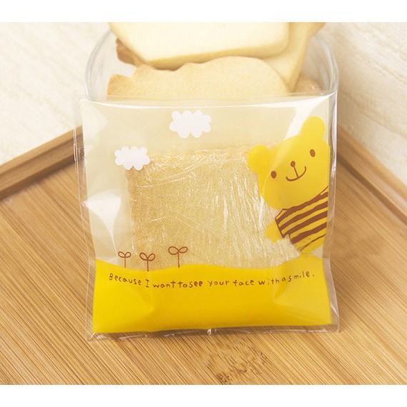 Túi đựng bánh dán mép túi nhiều mẫu