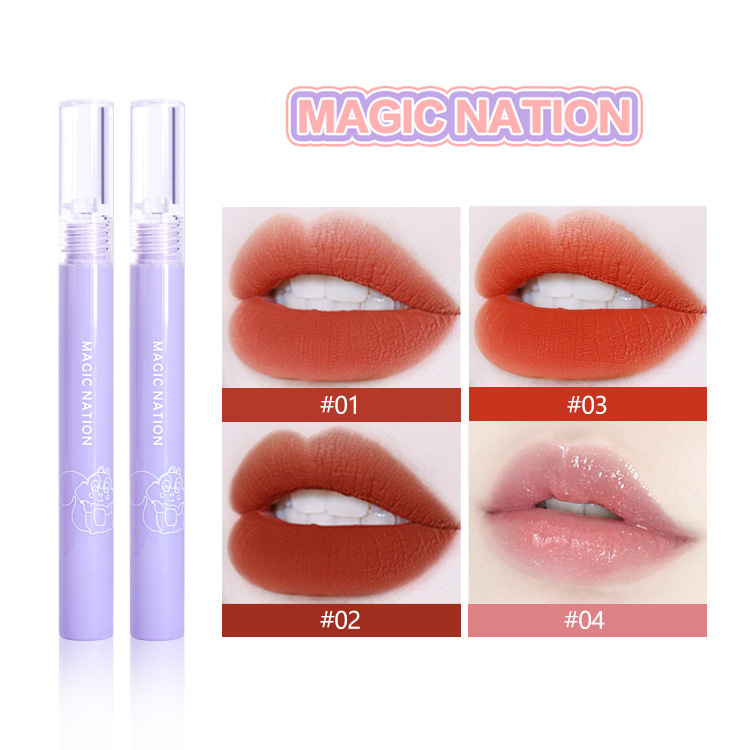 [Hàng mới về] Son Môi Dạng Lỏng Dưỡng Ẩm Màu Mềm Mịn Thời Trang | BigBuy360 - bigbuy360.vn
