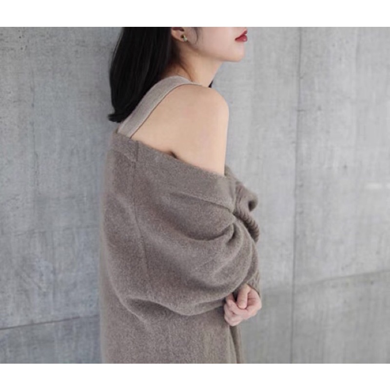 (ORDER.buiny) Áo len Cardigan dáng dài cao cấp có túi. | BigBuy360 - bigbuy360.vn