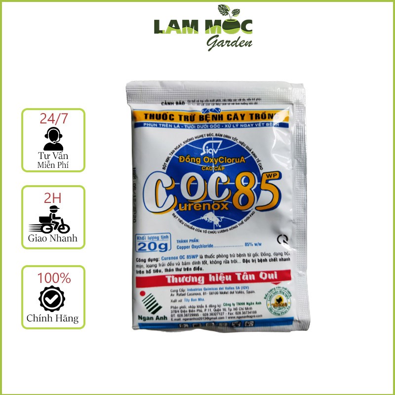 Coc 85 Trừ Nấm Diệt Vi Khuẩn Gói 20g