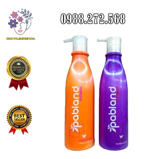 Cặp dầu gội xả pabland mềm mượt, siêu phục hồi tóc 750ml
