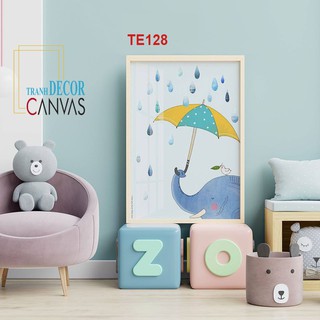 𝐓𝐫𝐚𝐧𝐡 𝐂𝐚𝐧𝐯𝐚𝐬- 𝐓𝐫𝐚𝐧𝐡 𝐓𝐫𝐞̉ 𝐄𝐦 Size 50x60cm - 𝐓𝐫𝐚𝐧𝐡 𝐓𝐫𝐞̉ 𝐄𝐦 𝐓𝐫𝐞𝐨 𝐓𝐮̛𝐨̛̀𝐧𝐠