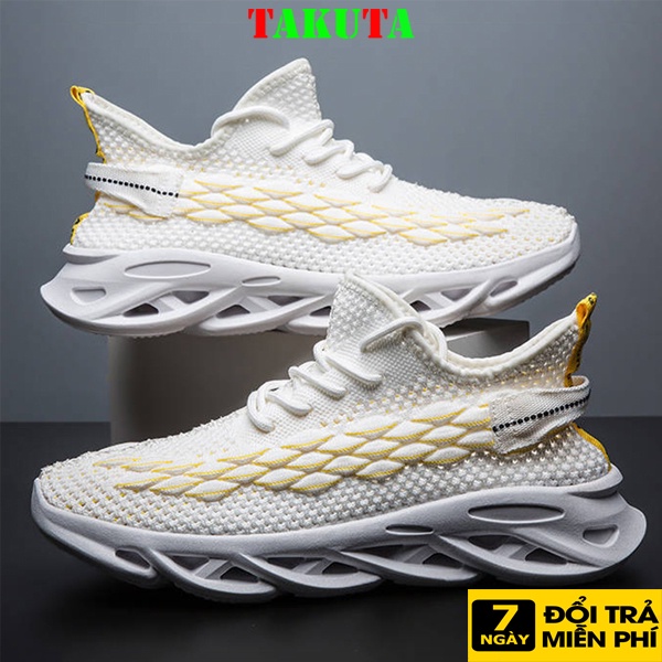 Giày nam sneaker thể thao màu trắng đẹp giá rẻ cho học sinh - mã TT02