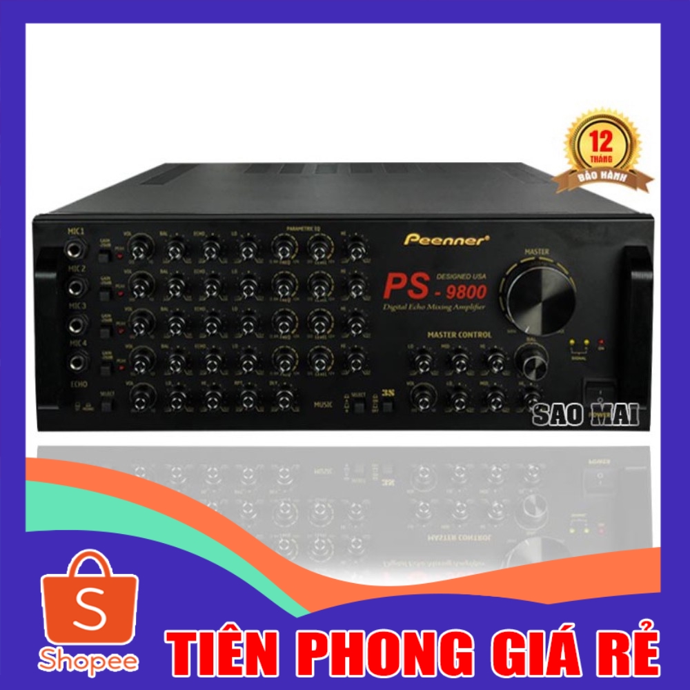 [ GIÁ RẺ ] Ampli Sân Khấu Karaoke Hội Thảo Gia Đình PEENNER PS-9800 HÀNG CAO CẤP