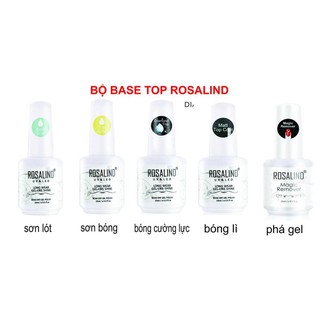 Sơn lót, sơn bóng, bóng cường lực, bóng lì phá gel rosalind