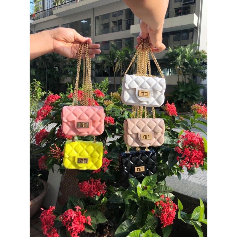 túi silicon nhựa dẻo cho bé đeo chéo mẫu mới 2020