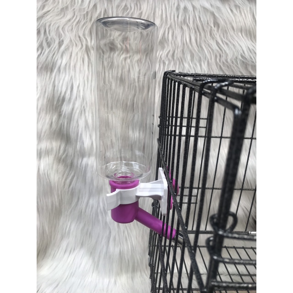 Bình nước tự động, bình nước treo chuồng tặng kèm bình nước 500ml