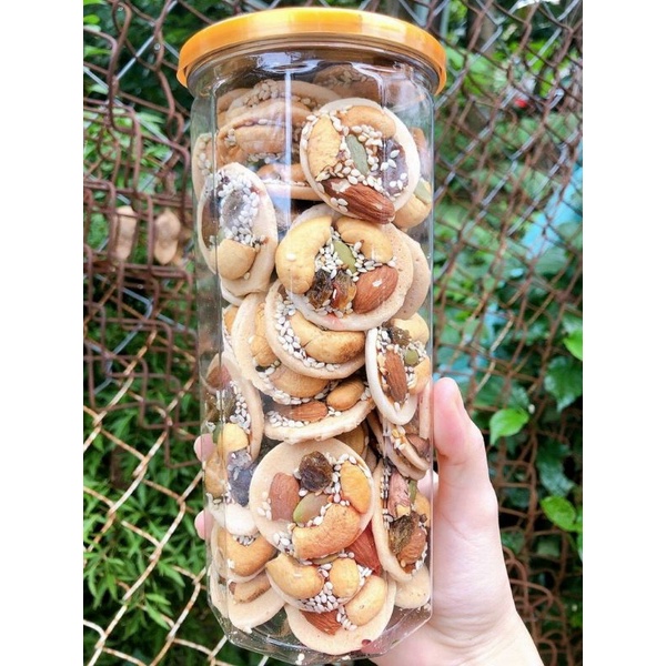 Bánh Đồng Tiền Mix Hạt Dinh Dưỡng [HÌNH THẬT 100%]