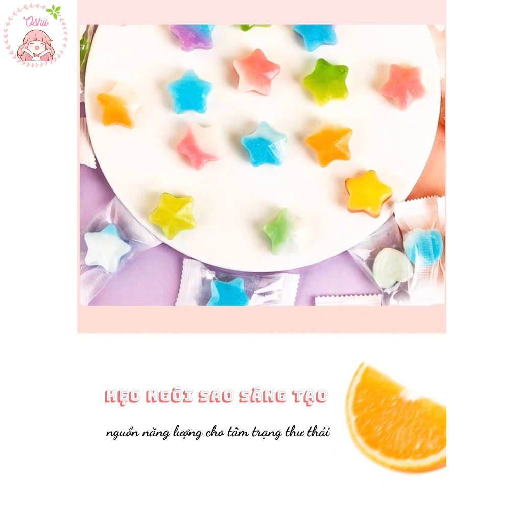 200G Kẹo hình ngôi sao năm cánh, Kẹo hương trái cây