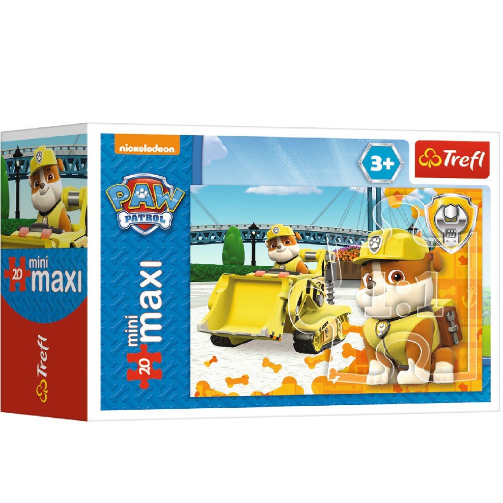 Combo 4 Tranh ghép hình 20 mảnh Chủ đề Phi đội chú chó cứu hộ Paw Patrol chính hãng Trefl 56018