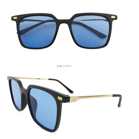 Mắt kính unisex hot trend thời trang HUNG TUBES gọng kính mát nam nữ nhiều màu phong cách