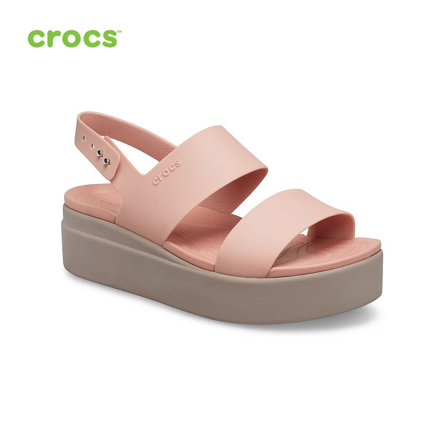 Dép sandal đế xuồng nữ CROCS Brooklyn 206453-6RT