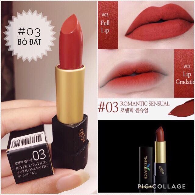 Son The Skin Face Bote Lipstick Romantic Series - Mẫu Mới 2018