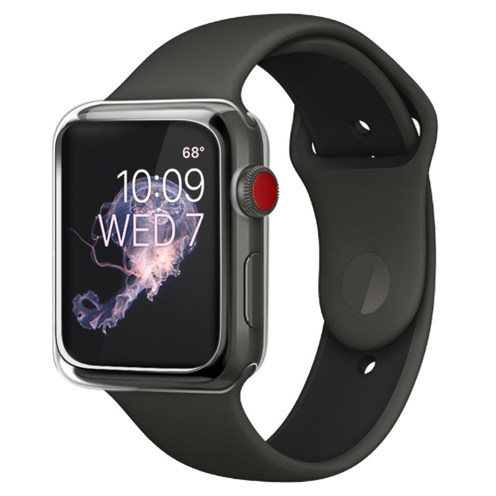 Vỏ bảo vệ TPU mềm siêu mỏng chống thấm nước trọn gói cho For Apple Watch Series 1 2 3 4 5 6 SE 38mm 40mm 42mm 44mm Series 7 41mm 45mm