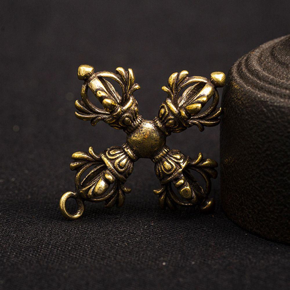 LANFY Dây Móc Khóa Handmade Bằng Đồng Thau Hình Quỷ Độc Đáo