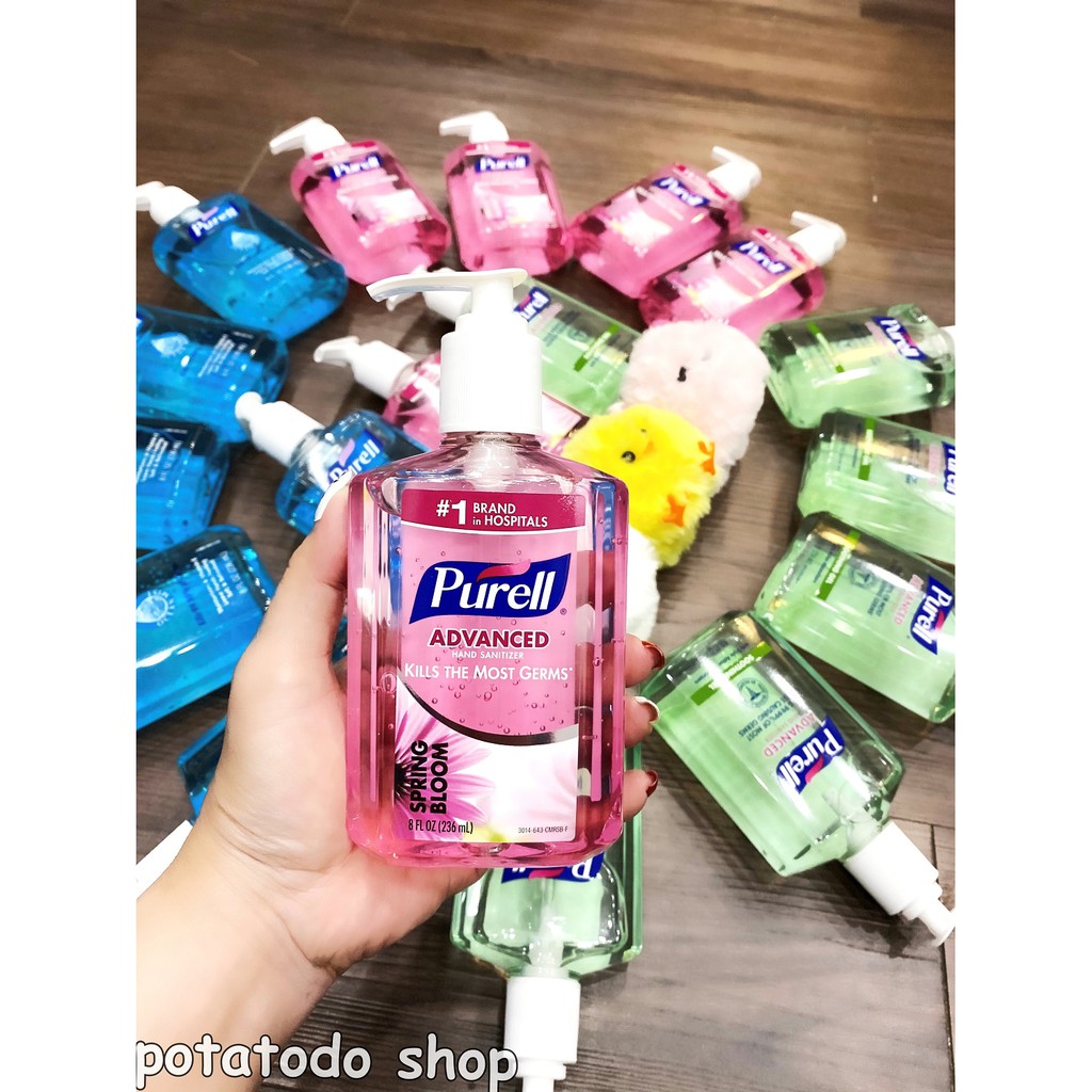 PURELL® Gel Rửa Tay Khô Sát Khuẩn Advanced Hand Sanitizer 236ml with Aloe ,Ocean Mist ,Spring Bloom | BigBuy360 - bigbuy360.vn