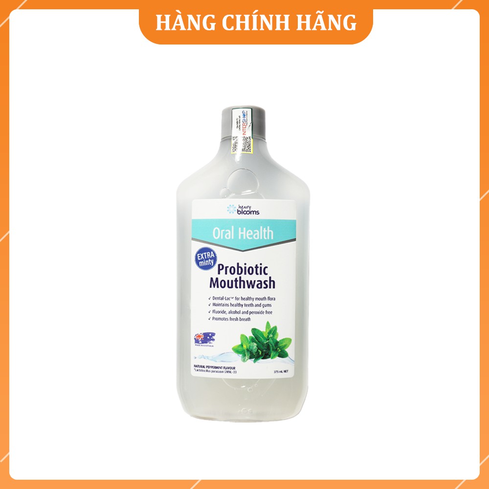 Nước Súc Miệng Henry Blooms Oral Health Probiotic Mouthwash Giúp Làm Sạch Vi Khuẩn Và Bảo Vệ Răng Miệng