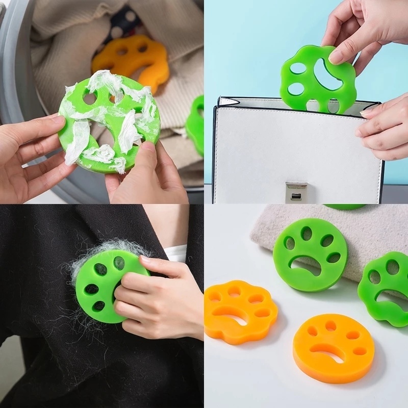 1 Bóng Silicone Loại Bỏ Tóc/Tóc Cho Máy Giặt