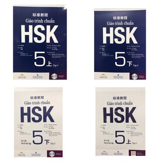 Sách - Combo Giáo Trình Chuẩn HSK 5 Bài Học và Bài Tập