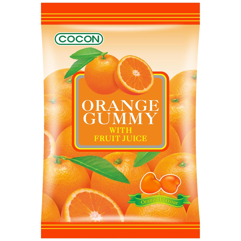 Kẹo Dẻo Cam Cocon 100g