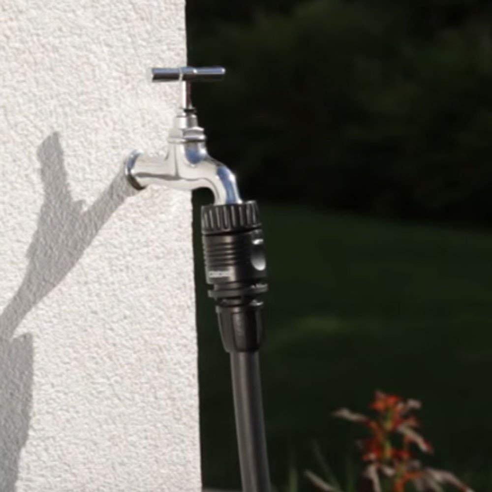 Khớp nối tự động 1/2" Claber 91009 , đầu kết nối nhanh giữa ống 16mm và đầu nối nhanh