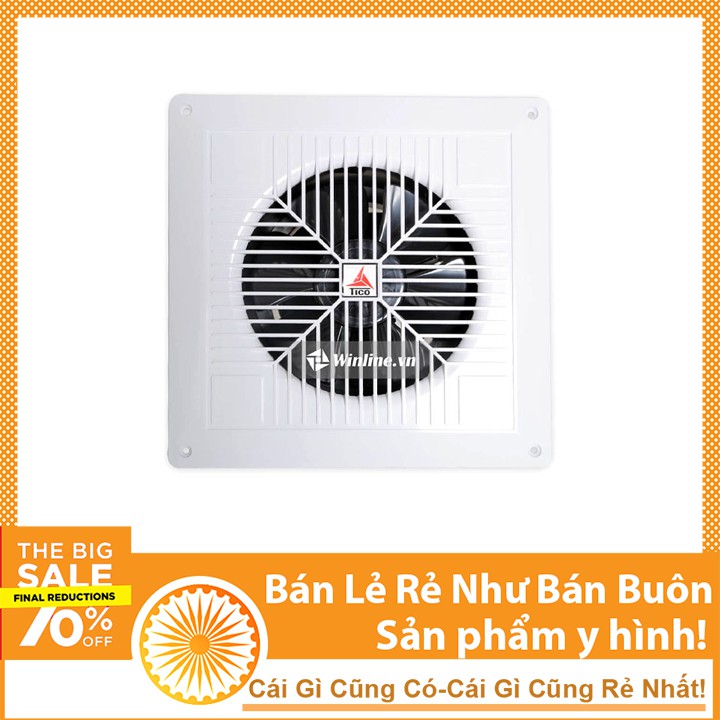 Quạt Hút Mùi Gắn Tường 220V 20x20x8 cm Giá Rẻ