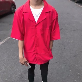 sơ mi cổ vest