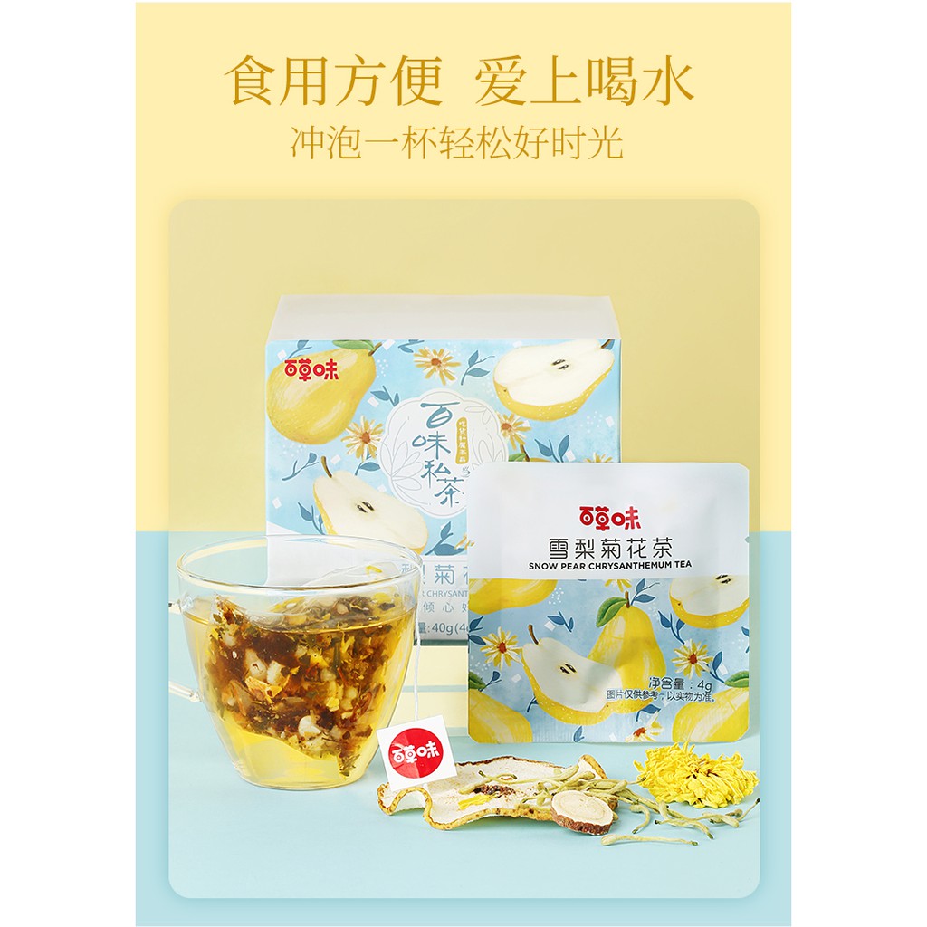 Trà tuyết lê hoa cúc Bách Thảo Vị