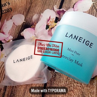 [Minisize] Mask đất sét Laneige Mini Pore waterclay